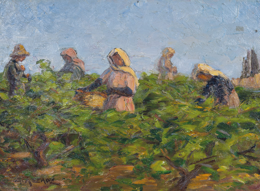 Μιχαήλ Αξελός - «Ο τρύγος», 1924