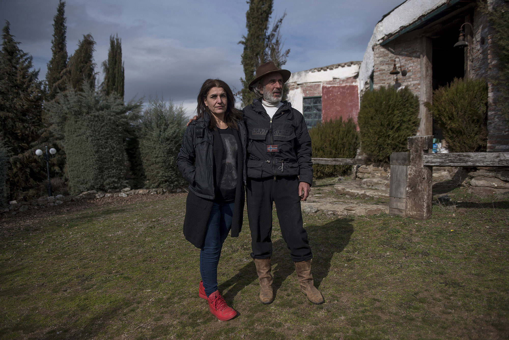 Ο Θωμάς Ντούμας με τη σύζυγό του, Ράνια.