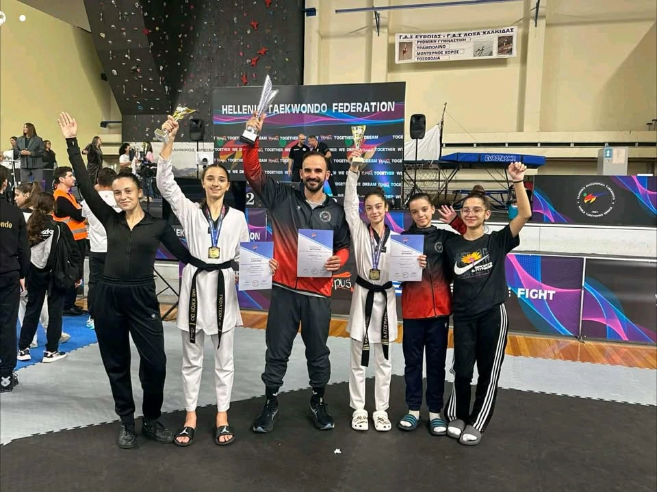 Ο ΑΟ Ταεκβοντό «ΕΥΖΗΝ» Αμπελώνα ανάμεσα στους κορυφαίους συλλόγους της Ελλάδας – Δύο Χρυσά Μετάλλια στο Πανελλήνιο Πρωτάθλημα!