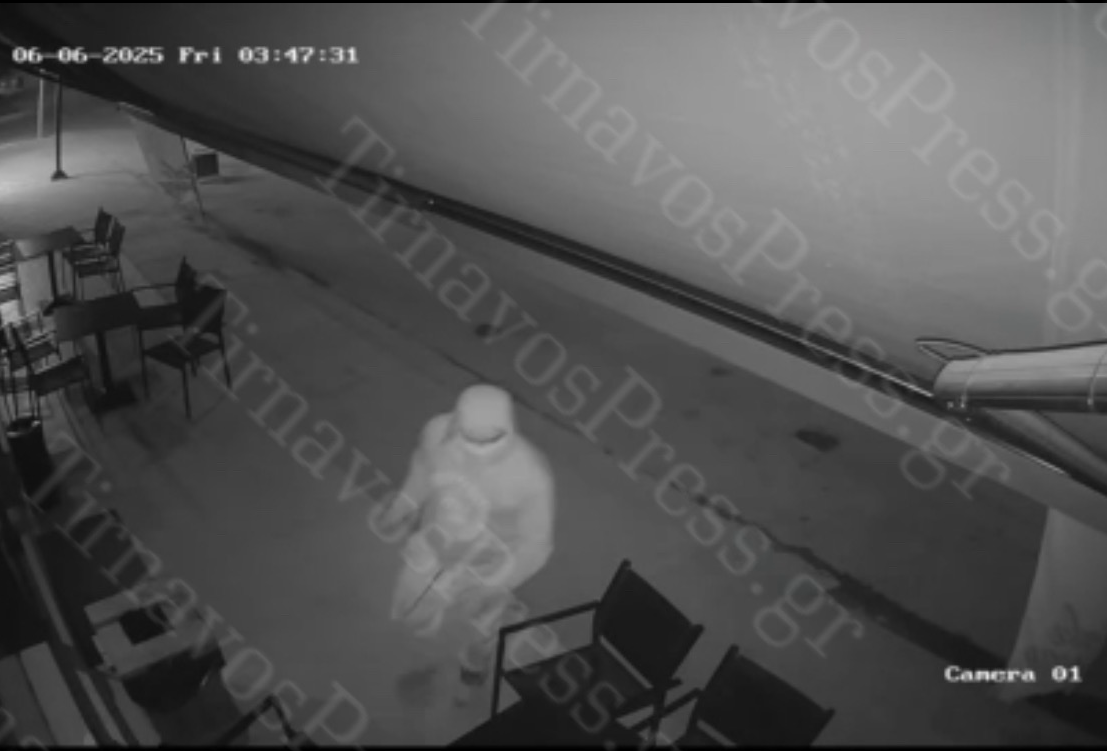 Απίστευτη Ληστεία σε Καφετέρια στον Αμπελώνα – «Χτύπησε» και Έφυγε σαν Κύριος