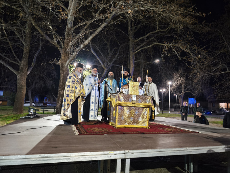 Με λαμπρότητα ο Μέγας Εσπερινός του Ευαγγελισμού της Θεοτόκου στη Ροδιά Τυρνάβου