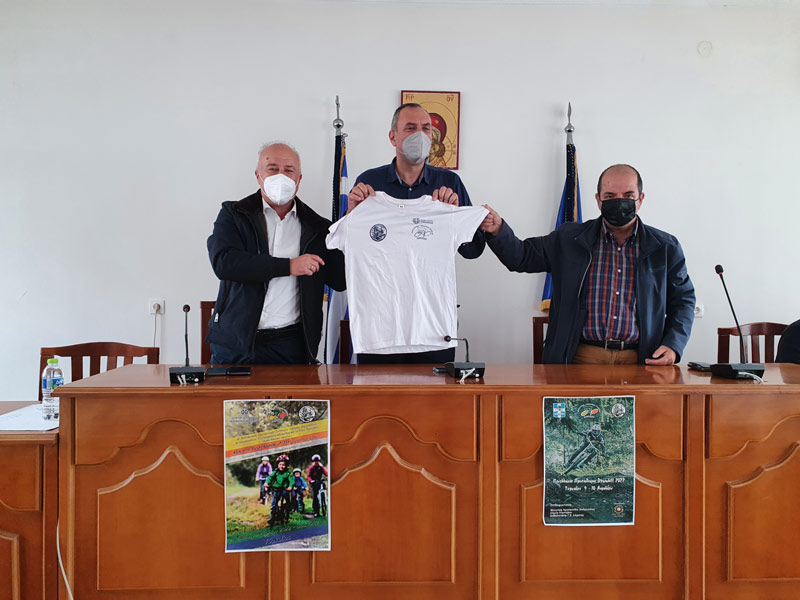 Κοινή συνέντευξη τύπου για τον Ποδηλατικό αγώνα Downhill Cup 2022 στον Τύρναβο